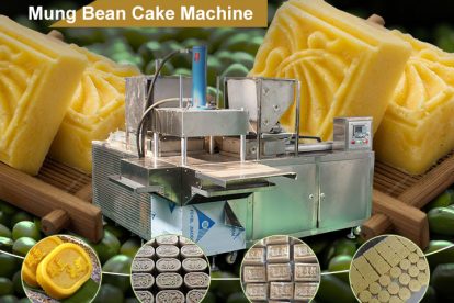 Machine de fabrication de gâteaux aux haricots verts