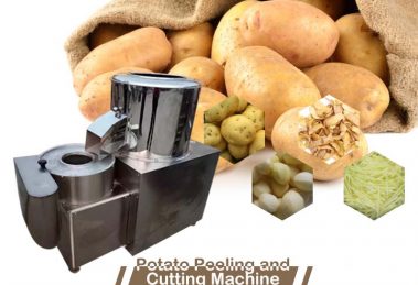 Potato Peeling And Cutting Machine