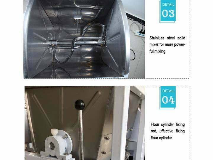Feature Of Flour Mixing Machine