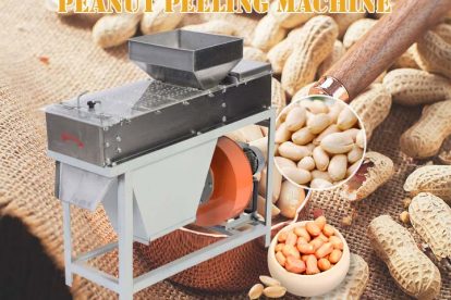 Machine à éplucher les arachides