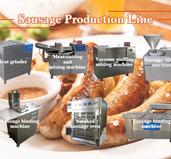 Línea de producción de salchichas