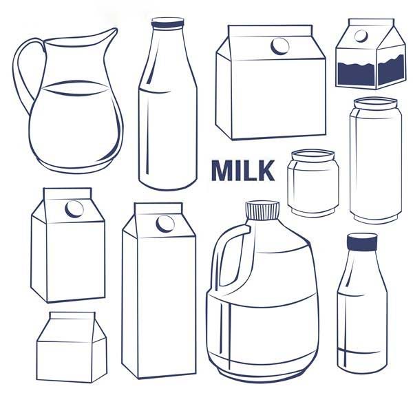 Different Package Of Milk