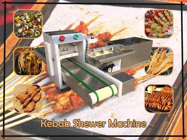 Máquina de brochetas de kebab