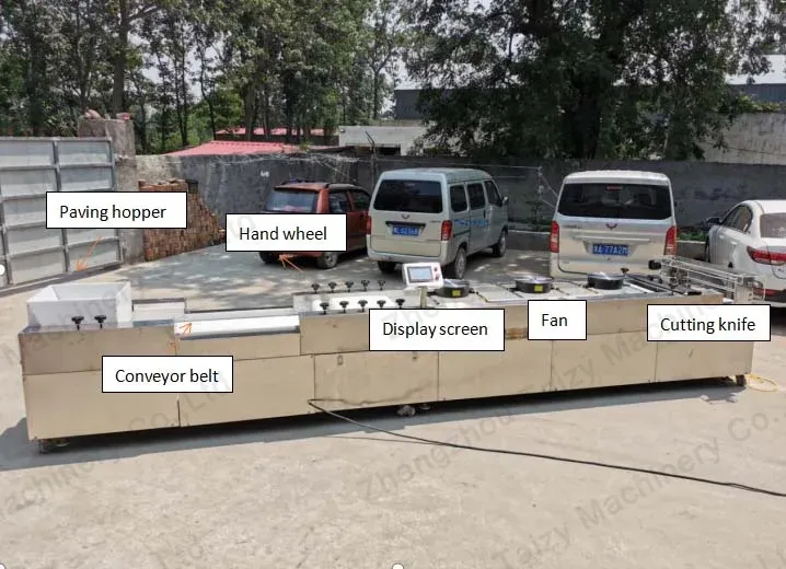 Structure Of The Peanut Chikki Machine