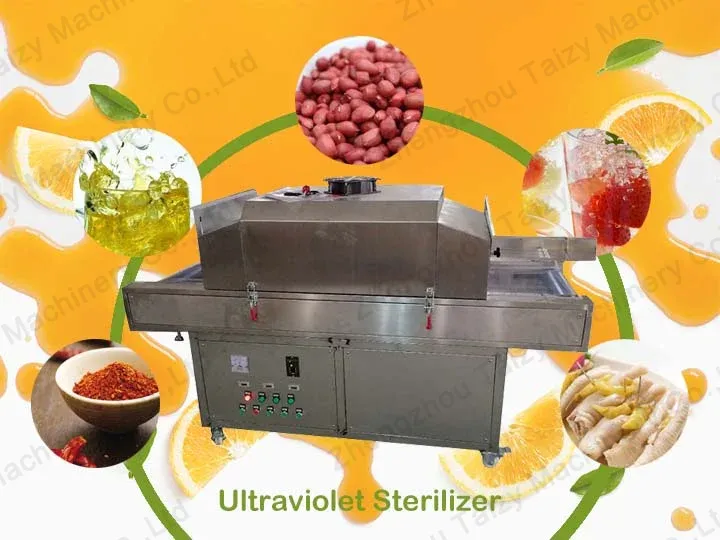 Máquina UV de esterilizador de alimentos