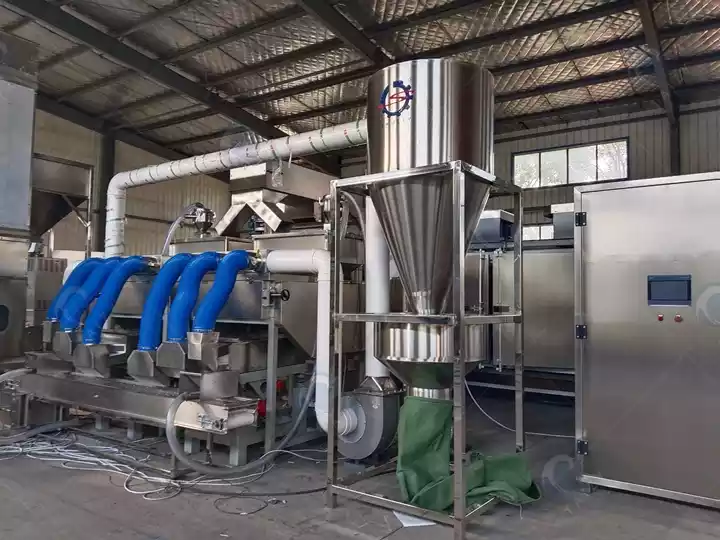 Cocoa Paste Production Line 6 Beans Peeling Machine