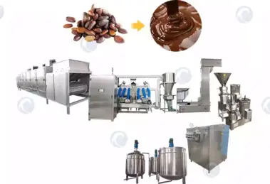 Línea de Producción de Pasta de Cacao