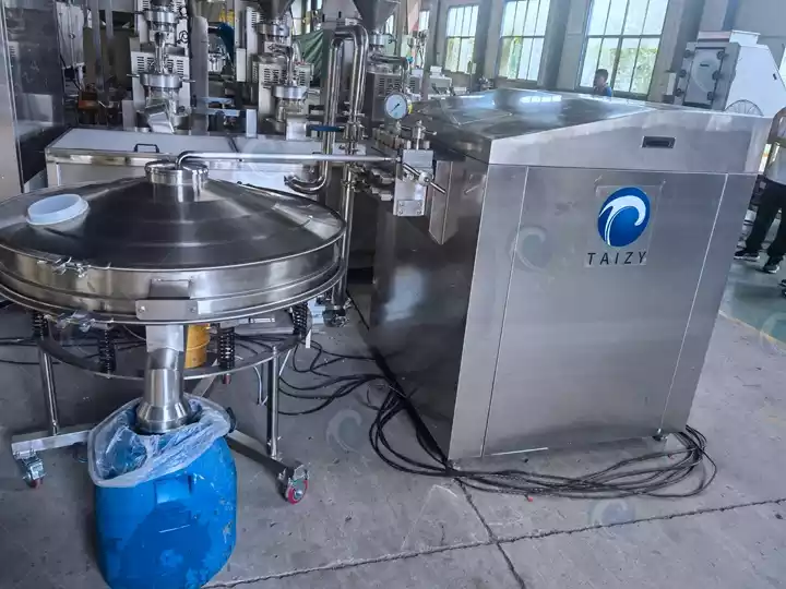 Cocoa Paste Production Line 8 Homogenizers And Screener