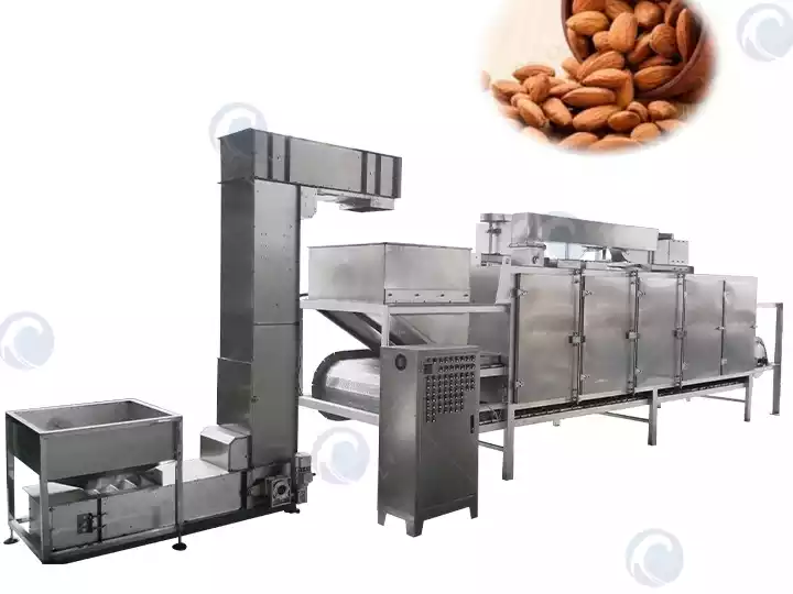 Continuous Nut Roasting Machine | Commercial Peanut Roaster 4 Automatic Continuous Roaster