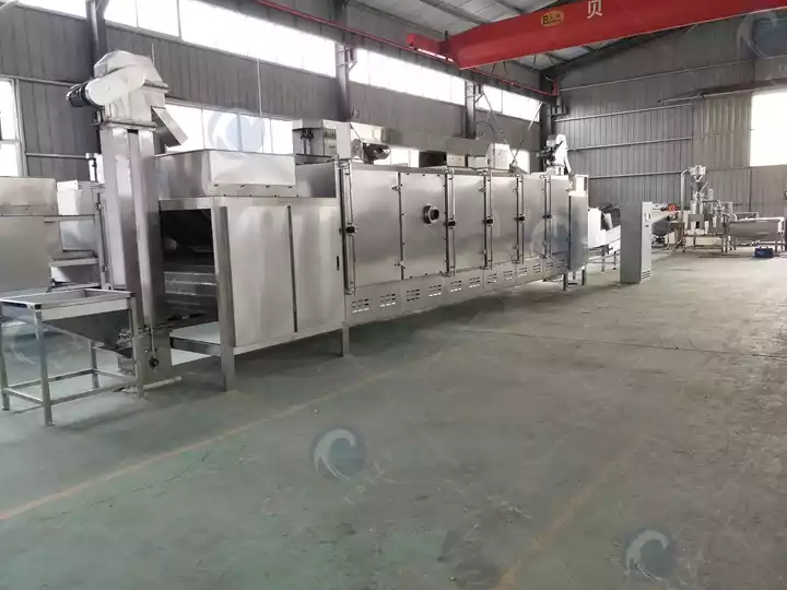Continuous Nut Roasting Machine | Commercial Peanut Roaster 6 Continuous Belt Nut Roaster
