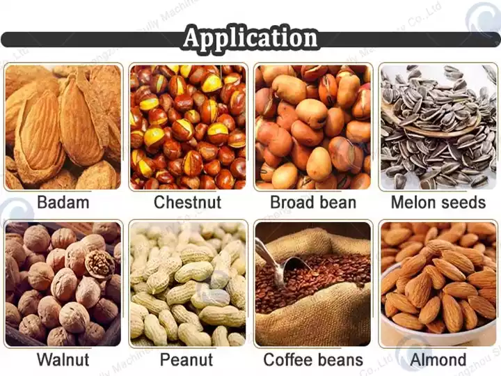 Continuous Nut Roasting Machine | Commercial Peanut Roaster 2 Nut Processing Roaster Applications