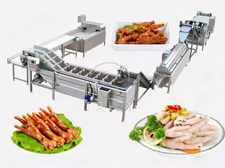 Chicken Feed Washing And Peeling Line
