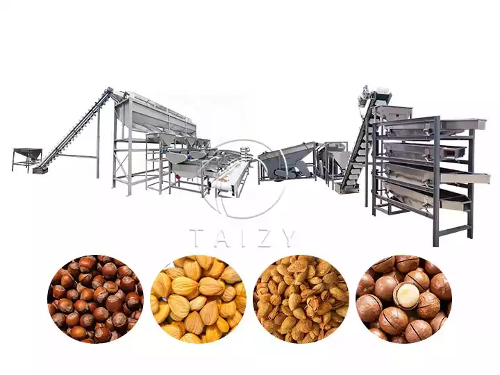 Raw Materials For Almond Shelling Production Line