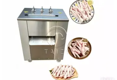 Machine à désosser les pattes de poulet