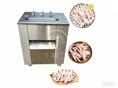 Machine à désosser les pattes de poulet
