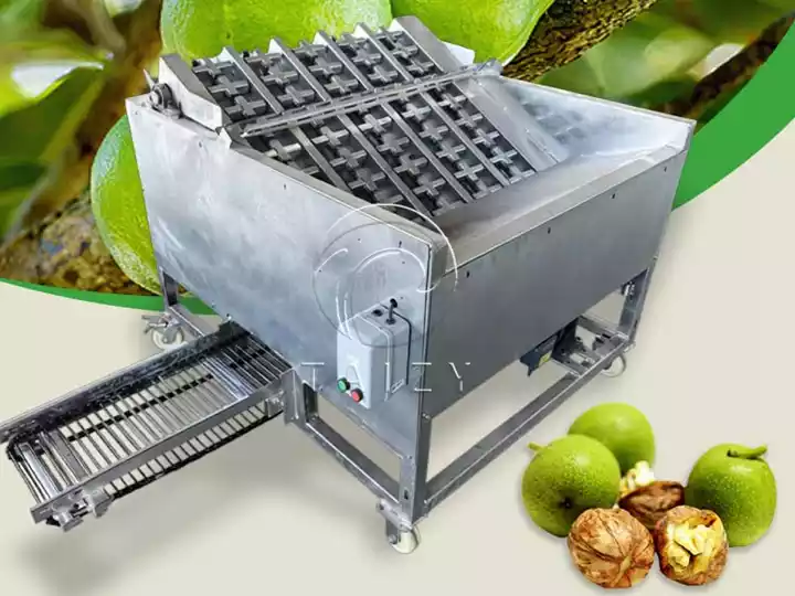 Green Walnut Husk Peeling Machine 1 Green Walnut Peeling And Cleaning Machine